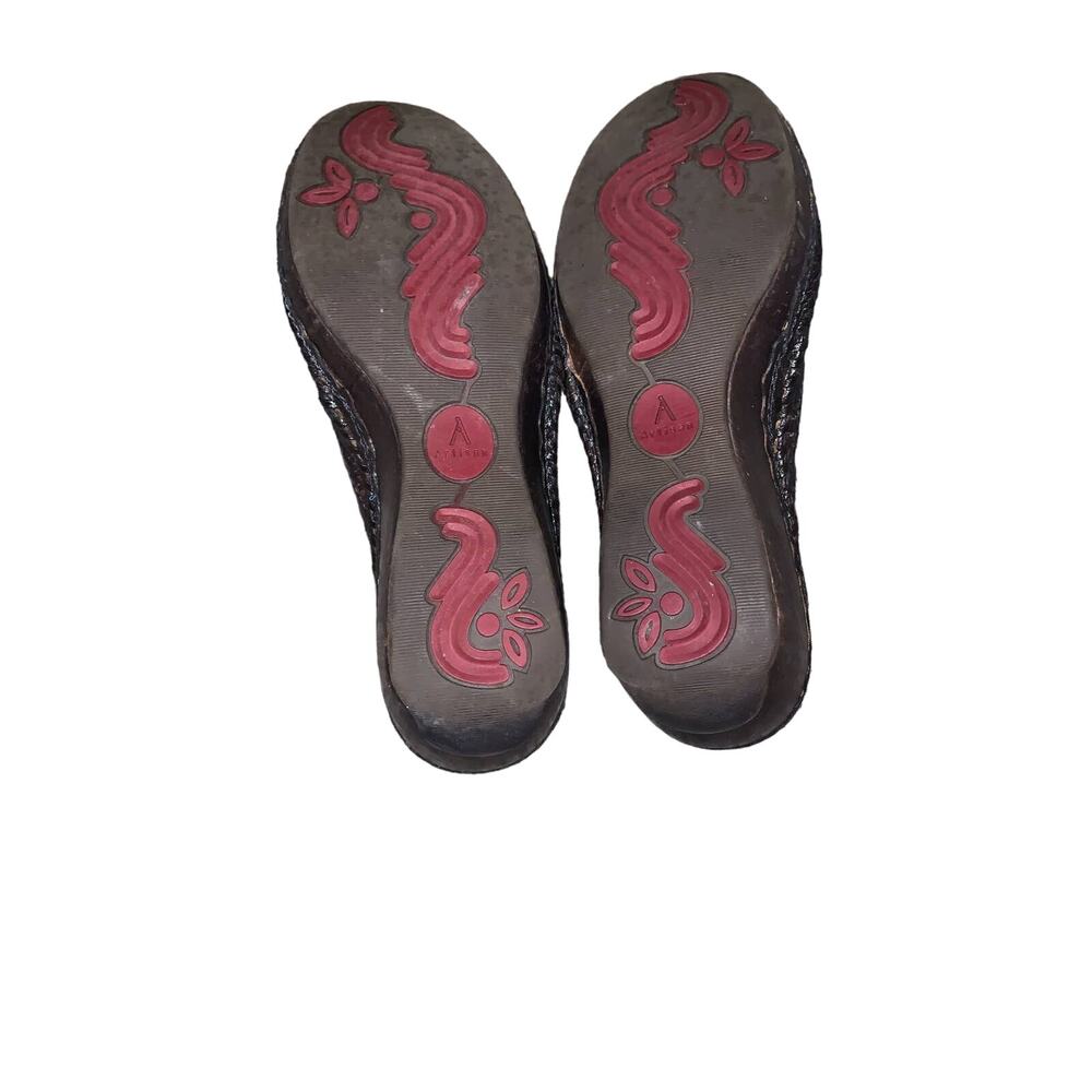 Clarks Artisan Slip-On Y2k Clogs Mule Stitched Le… - image 5